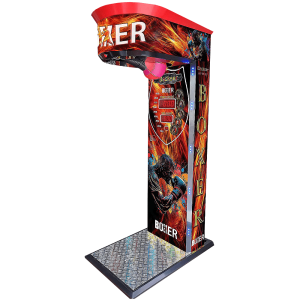 Maquina de boxeo básica para feria con luces led