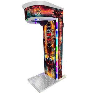 Maquina de boxeo arcade Skull con medidor de la fuerza del golpe