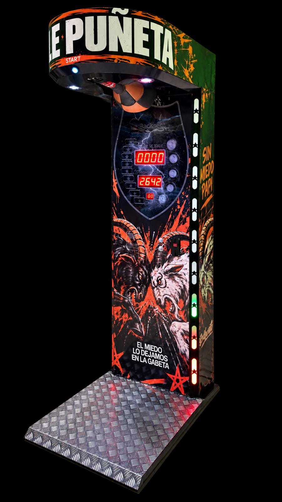 Máquina de boxeo con diseño personalizado de Backser
