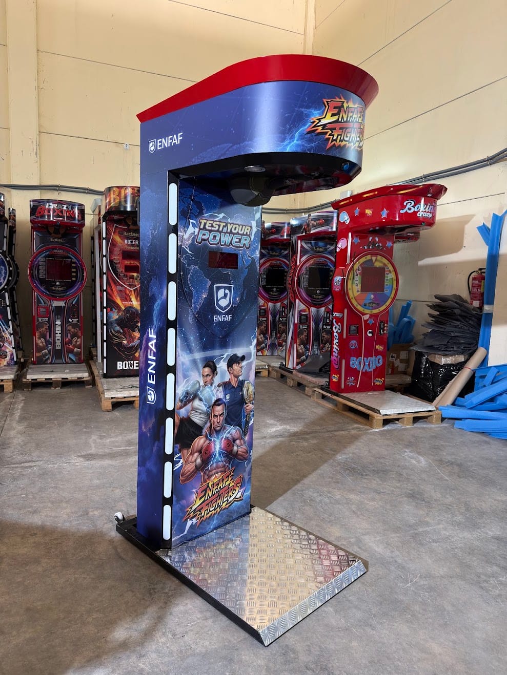 Máquina de boxeo personalizada para ENFAF