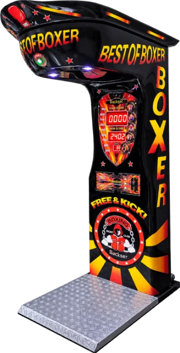 Máquina de boxeo con marcador Best of Boxer de Backser y créditos ajustables