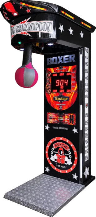 Punch machine Fighting Champion de Backser con carcasa de fibra