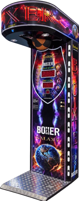 Máquina de golpes Galaxy de Backser, máquina arcade de boxeo con iluminación LED